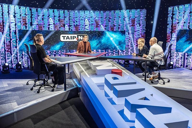Žaidimo „TAIP ir NE“ filmavimai / Viganto Ovadnevo nuotr.