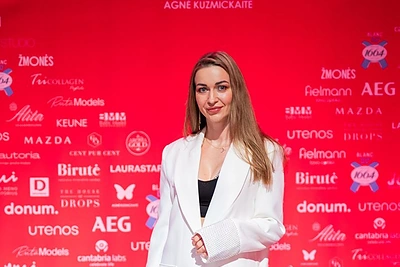 Agnė Kuzmickaitė pristatė savo naujausią drabužių kolekciją / Roberto Riabovo / BNS nuotr.
