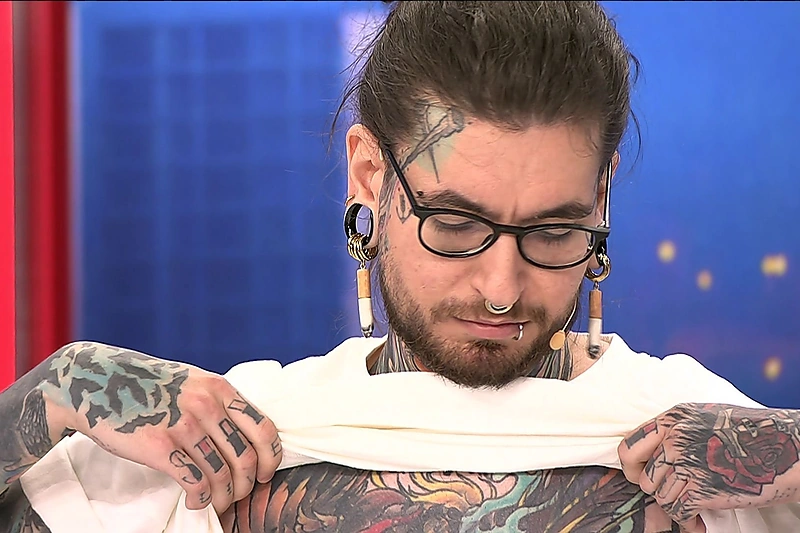 Tatuiruočių mėgėjai laidoje „Už ar prieš?“ / LNK nuotr.