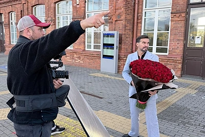 Grupės „Lietuvaičiai“ klipo „Laukiu“ filmavimas / Asmeninio archyvo nuotr.