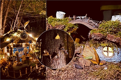 Smalsuolių traukos centru tapusiame nykštukų namukų parke – siurprizas: išdygo nykštukinė scena