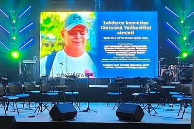 Koncerto akimirka / Asmeninio albumo nuotr.