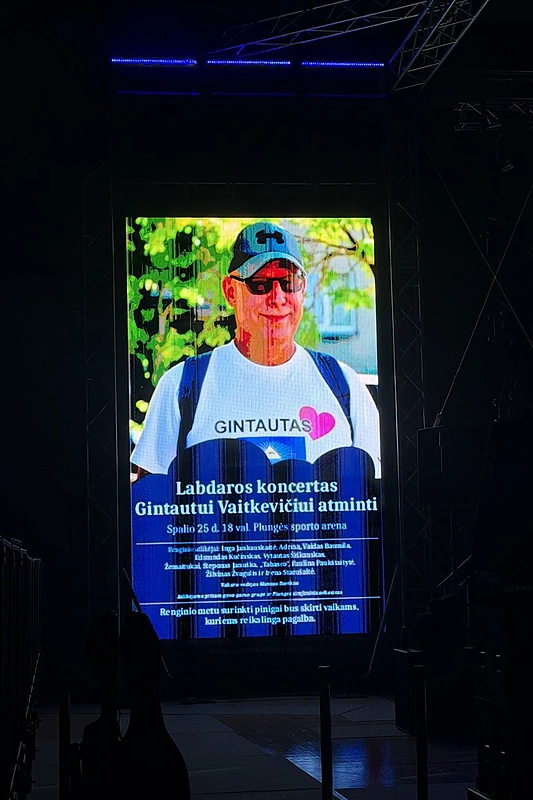 Koncerto akimirka / Asmeninio albumo nuotr.